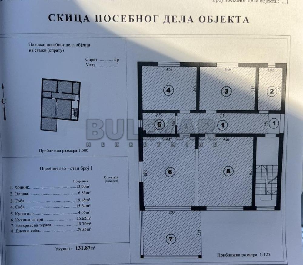 Glavna slika -Bulevar svetog cara, Četvorosoban stan na prodaju, 132m2, 118.800€