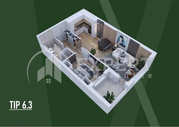 Slika 3 - Palilulska, Dvosoban stan na prodaju, 50m2, 109.008€