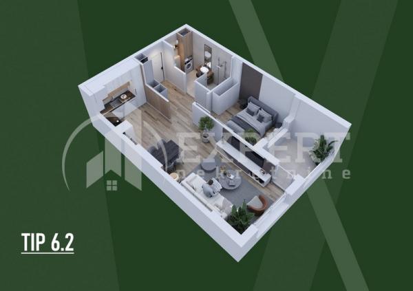 Slika 3 - Palilulska, Dvosoban stan na prodaju, 49m2, 107.312€