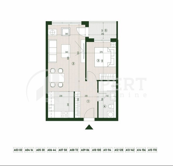 Slika 1 - Palilulska, Dvosoban stan na prodaju, 49m2, 107.193€