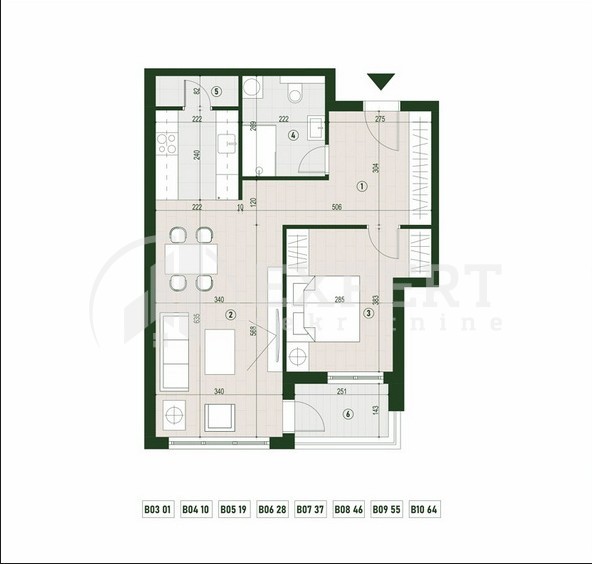 Slika 1 - Palilulska, Dvosoban stan na prodaju, 60m2, 127.181€