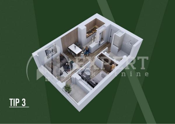 Slika 7 - Palilulska, Jednoiposoban stan na prodaju, 39m2, 90.256€