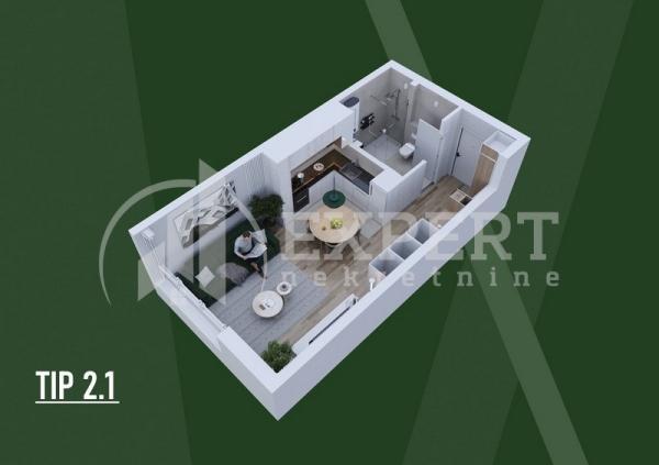 Glavna slika -Palilulska, Jednosoban stan na prodaju, 35m2, 81.520€