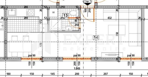 Slika 3 - Nikole Rašića Koleta, Jednosoban stan na prodaju, 32m2, 57.200€