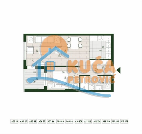 Slika 1 - Palilulska, Dvosoban stan na prodaju, 53m2, 115.619€