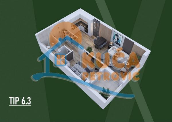 Slika 3 - Palilulska, Dvosoban stan na prodaju, 50m2, 109.008€