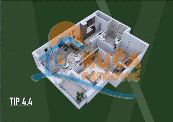 Slika 3 - Palilulska, Dvosoban stan na prodaju, 60m2, 127.181€