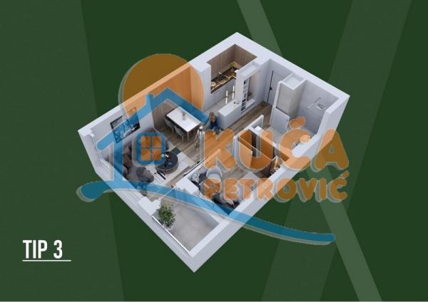 Slika 7 - Palilulska, Jednoiposoban stan na prodaju, 39m2, 90.256€