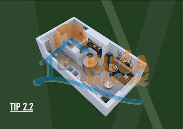 Slika 7 - Palilulska, Jednosoban stan na prodaju, 34m2, 80.654€