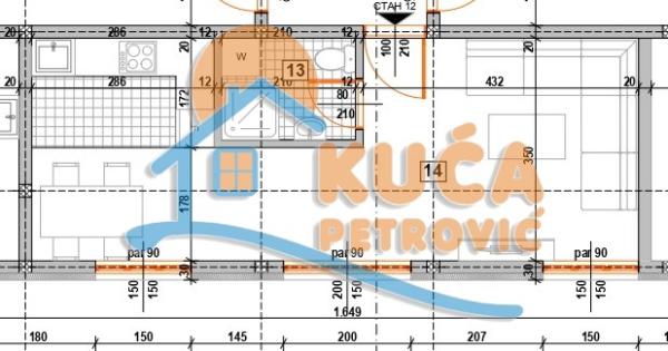 Slika 3 - Nikole Rašića Koleta, Jednosoban stan na prodaju, 32m2, 57.200€