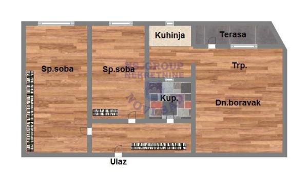 Slika 11 - Trosoban stan na prodaju, 58m2, 133.900€