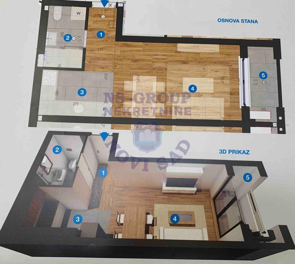 Glavna slika -Jednosoban stan na prodaju, 29m2, 84.650€