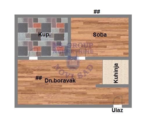 Slika 5 - Jednoiposoban stan na prodaju, 26m2, 87.550€