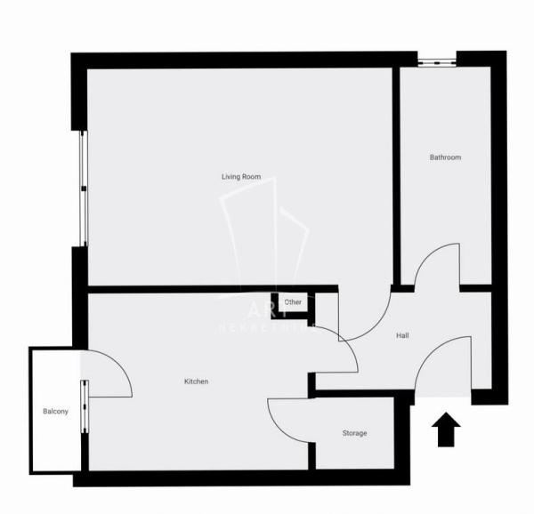 Slika 1 - Ljuba Vučkovića, Jednosoban stan na prodaju, 35m2, 138.000€