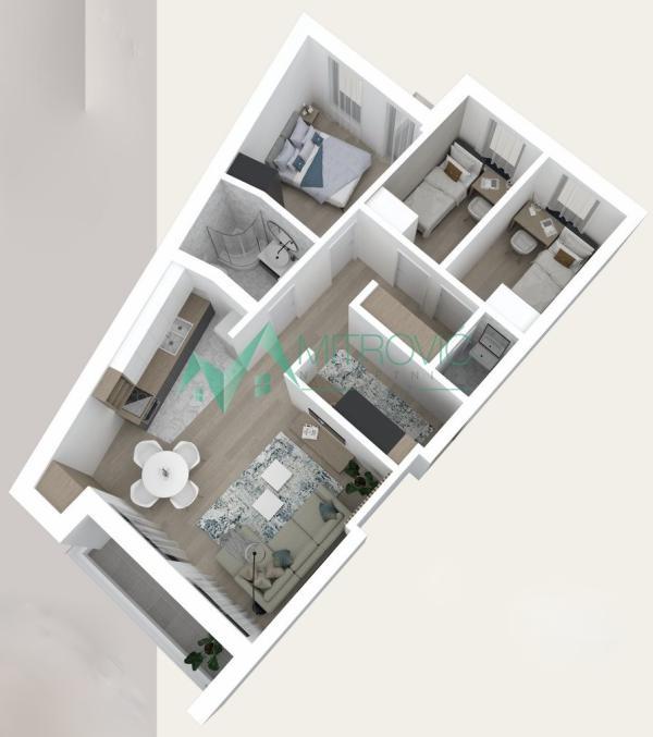 Glavna slika -Troiposoban stan na prodaju, 71m2, 198.600€