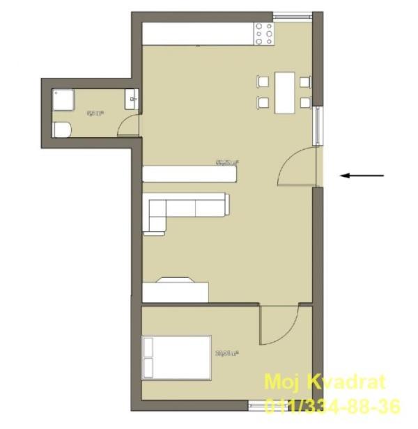 Slika 9 - Dvosoban stan na prodaju, 37m2, 160.000€