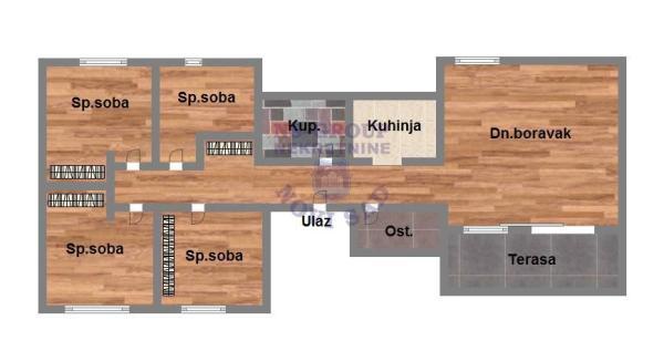 Glavna slika -Četvorosoban stan na prodaju, 85m2, 131.850€