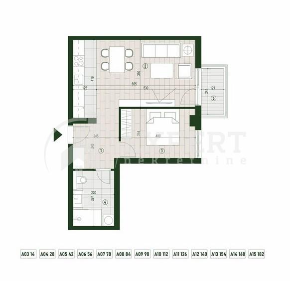 Glavna slika -Palilulska, Dvosoban stan na prodaju, 50m2, 109.678€