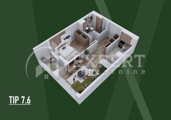 Slika 4 - Palilulska, Dvosoban stan na prodaju, 52m2, 108.544€