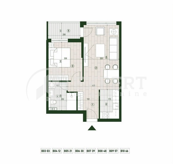 Slika 1 - Palilulska, Dvosoban stan na prodaju, 47m2, 102.945€