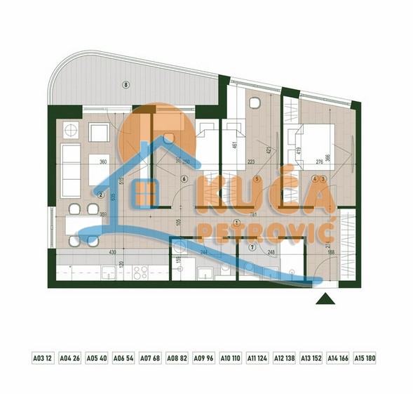 Slika 1 - Palilulska, Četvorosoban stan na prodaju, 81m2, 168.630€