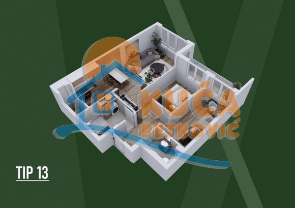 Slika 4 - Palilulska, Dvoiposoban stan na prodaju, 68m2, 144.551€