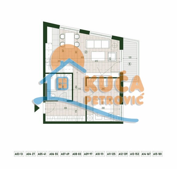 Slika 1 - Palilulska, Dvosoban stan na prodaju, 51m2, 111.847€