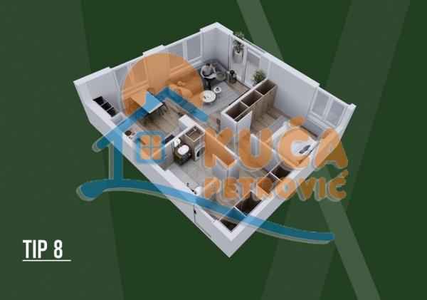 Slika 4 - Palilulska, Dvosoban stan na prodaju, 51m2, 111.847€