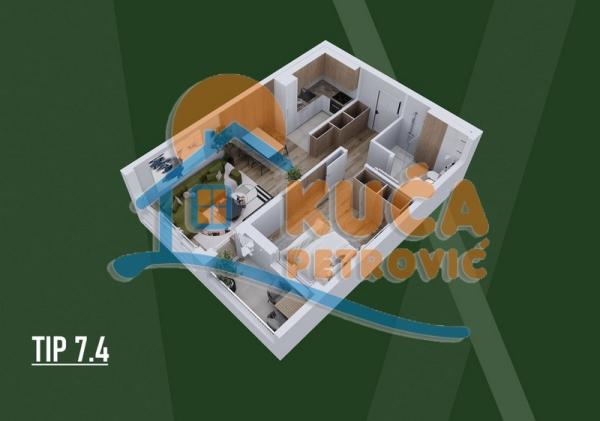 Slika 4 - Palilulska, Dvosoban stan na prodaju, 51m2, 111.490€