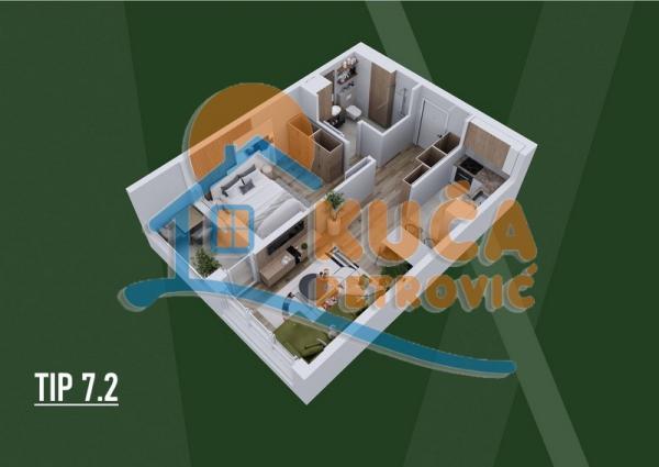 Glavna slika -Palilulska, Dvosoban stan na prodaju, 49m2, 106.720€