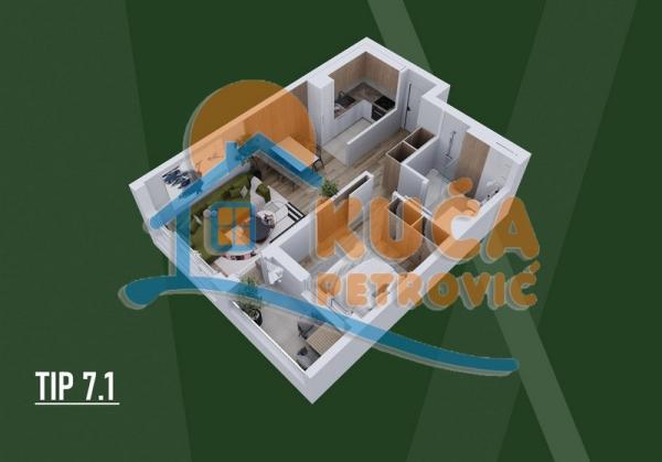 Slika 4 - Palilulska, Dvosoban stan na prodaju, 47m2, 102.945€