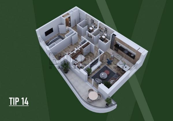 Slika 4 - Palilulska, Četvorosoban stan na prodaju, 81m2, 168.630€