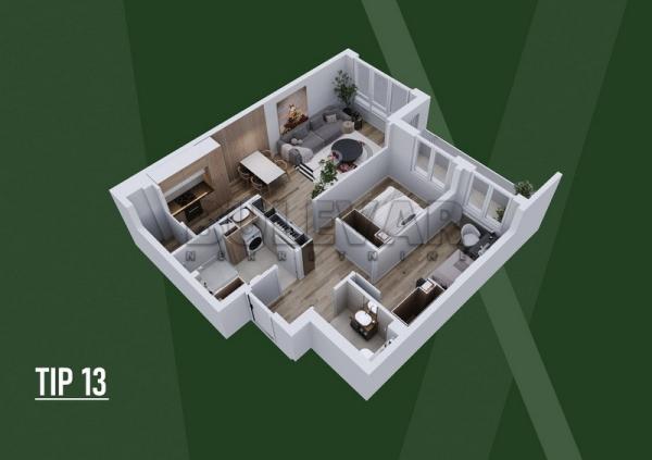 Slika 4 - Palilulska, Dvoiposoban stan na prodaju, 68m2, 144.551€