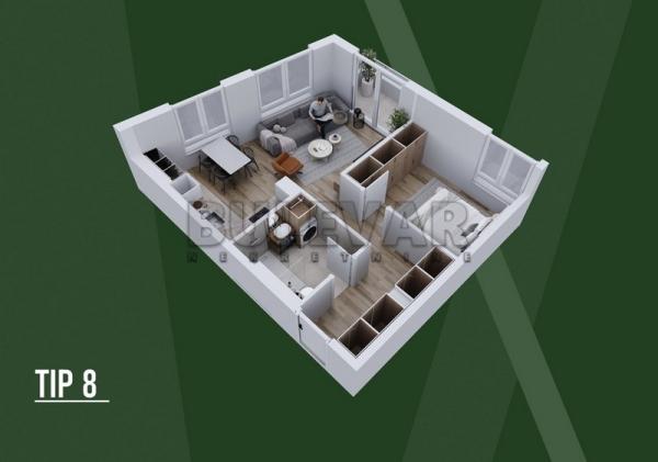 Slika 4 - Palilulska, Dvosoban stan na prodaju, 51m2, 111.847€