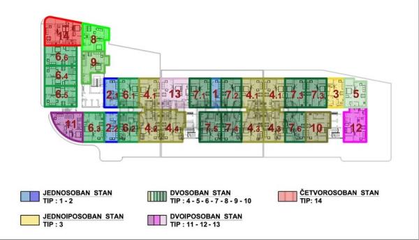 Slika 3 - Palilulska, Dvosoban stan na prodaju, 51m2, 110.219€