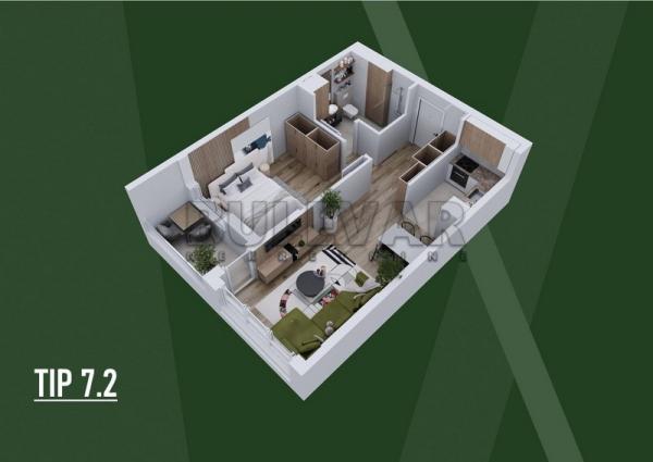 Glavna slika -Palilulska, Dvosoban stan na prodaju, 49m2, 106.720€