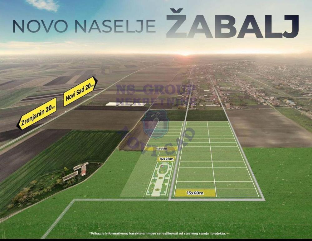 Glavna slika - Plac na prodaju, Žabalj, 25.750€
