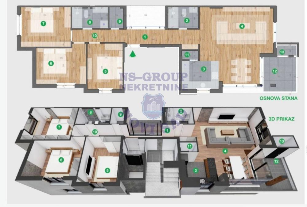 Slika 2 - Četvorosoban stan na prodaju, 92m2, 291.900€
