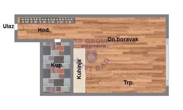 Slika 1 -  Stan na prodaju, 28m2, 79.850€