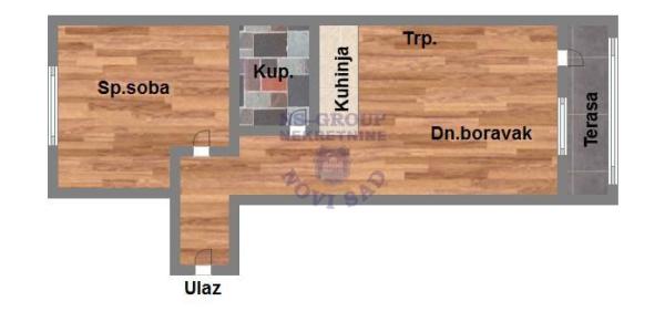 Slika 3 - Jednoiposoban stan na prodaju, 38m2, 160.690€