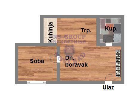 Glavna slika -Jednoiposoban stan na prodaju, 33m2, 82.400€