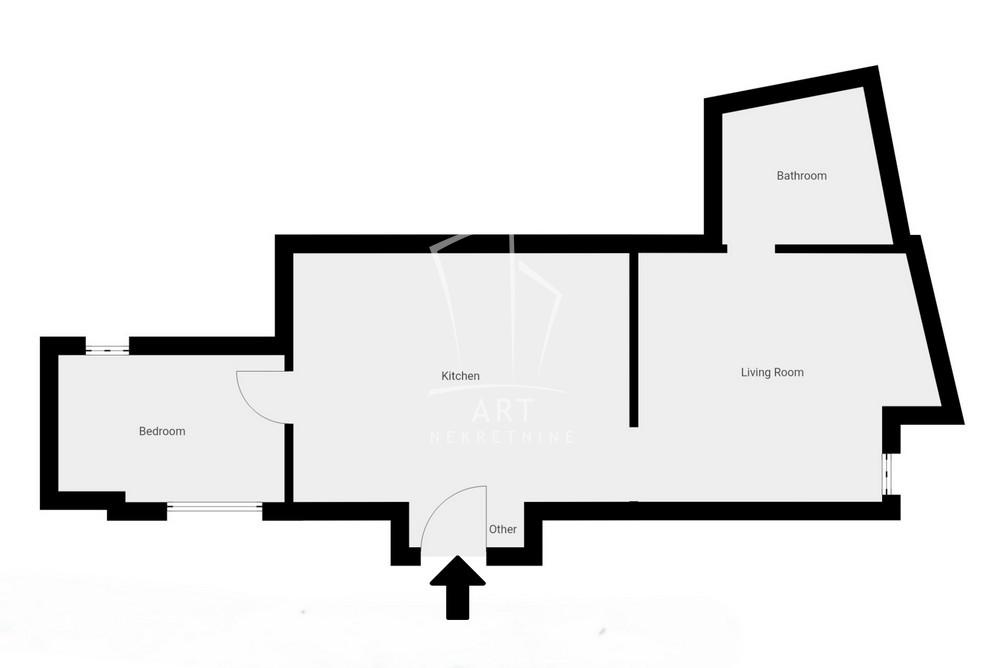 Slika 1 - Džordža Vašingtona, Dvosoban stan na prodaju, 37m2, 180.000€