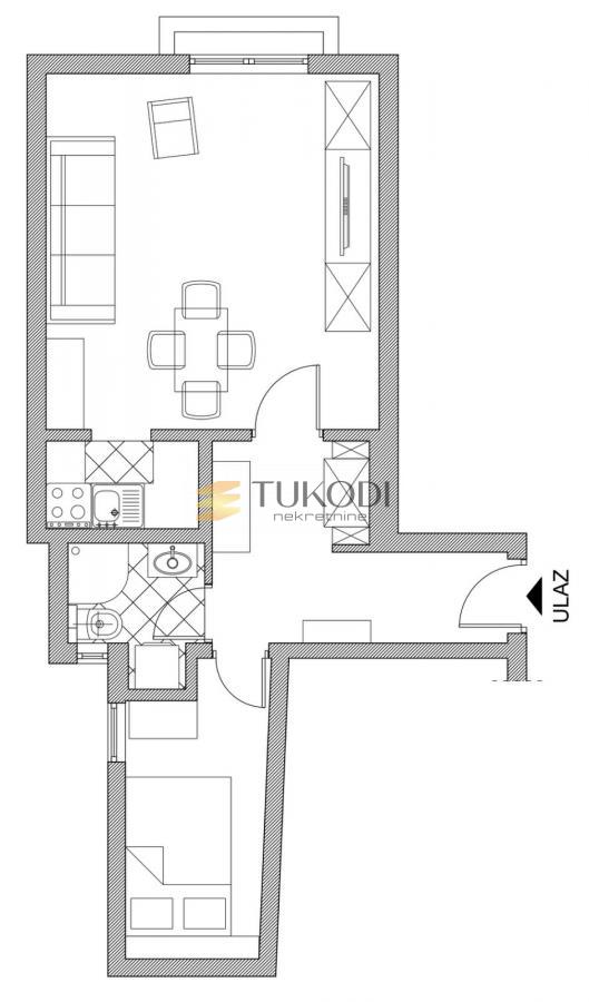 Slika 10 - Dvosoban stan za izdavanje, 41m2, 700€