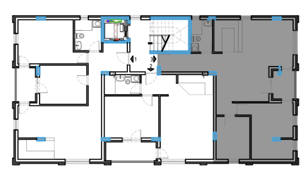 Slika 1 - Knjaževačka, Dvoiposoban stan na prodaju, 64.54m2, 141.990€