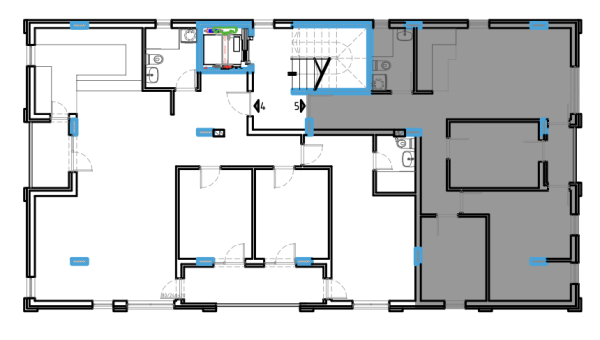 Slika 2 - Knjaževačka, Troiposoban stan na prodaju, 64.31m2, 141.485€