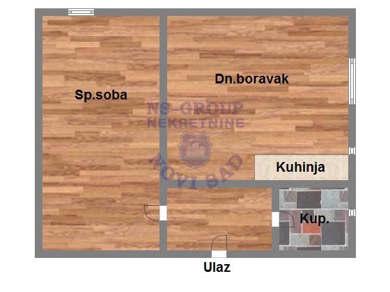 Slika 4 -  Stan na prodaju, 58m2, 90.000€