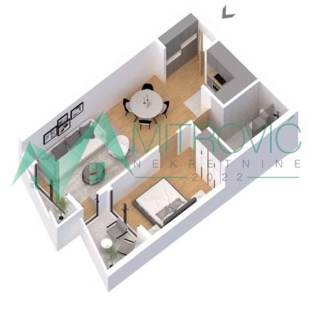 Glavna slika -Jednoiposoban stan na prodaju, 45m2, 119.190€