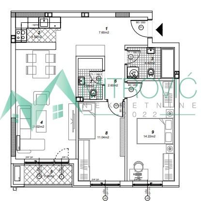 Glavna slika -Trosoban stan na prodaju, 70m2, 175.710€