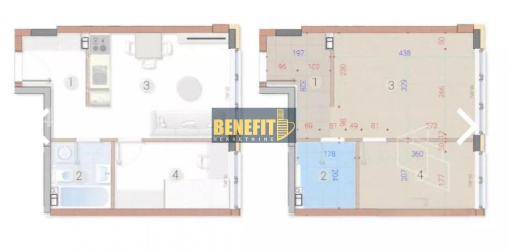 Slika 10 - Dvosoban stan na prodaju, 30m2, 171.000€