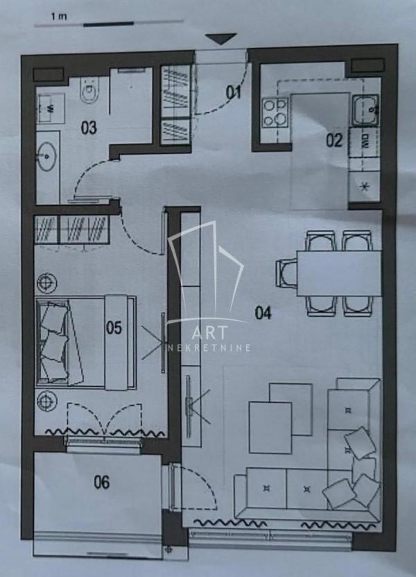 Slika 4 - Đorđa Stanojevića, Dvosoban stan na prodaju, 56m2, 228.900€